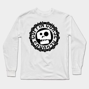 Coffin Curse Records - Skull Long Sleeve T-Shirt